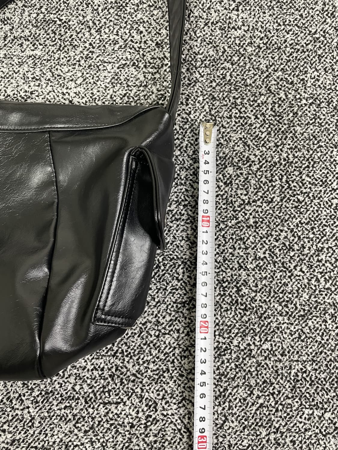 빈티지9. 아더템포 몰토백 크로스백 핸드백 레더 블랙 숄더 백 가방 상품이미지4