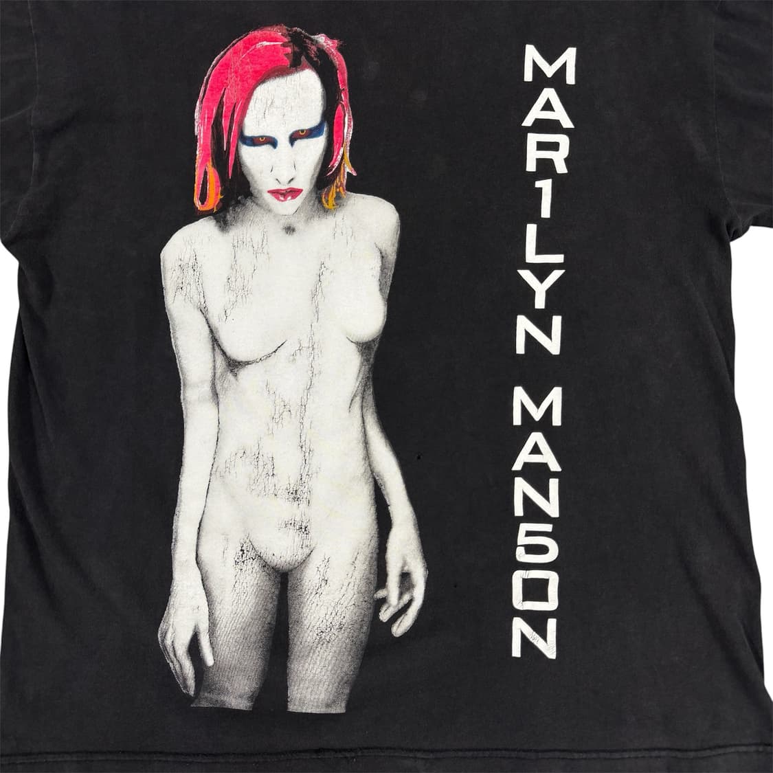 빈티지 90s Marilyn Manson 마릴린맨슨 유로 롱슬리브 티셔츠 상품이미지3