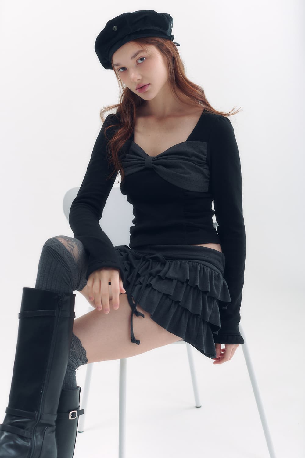 데이니 슈가탑 블랙 상품이미지3