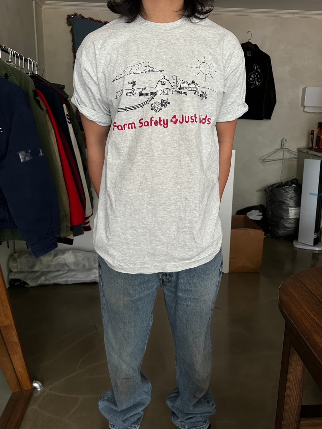 90s Fruit of the Loom 그래픽 티셔츠 상품이미지3