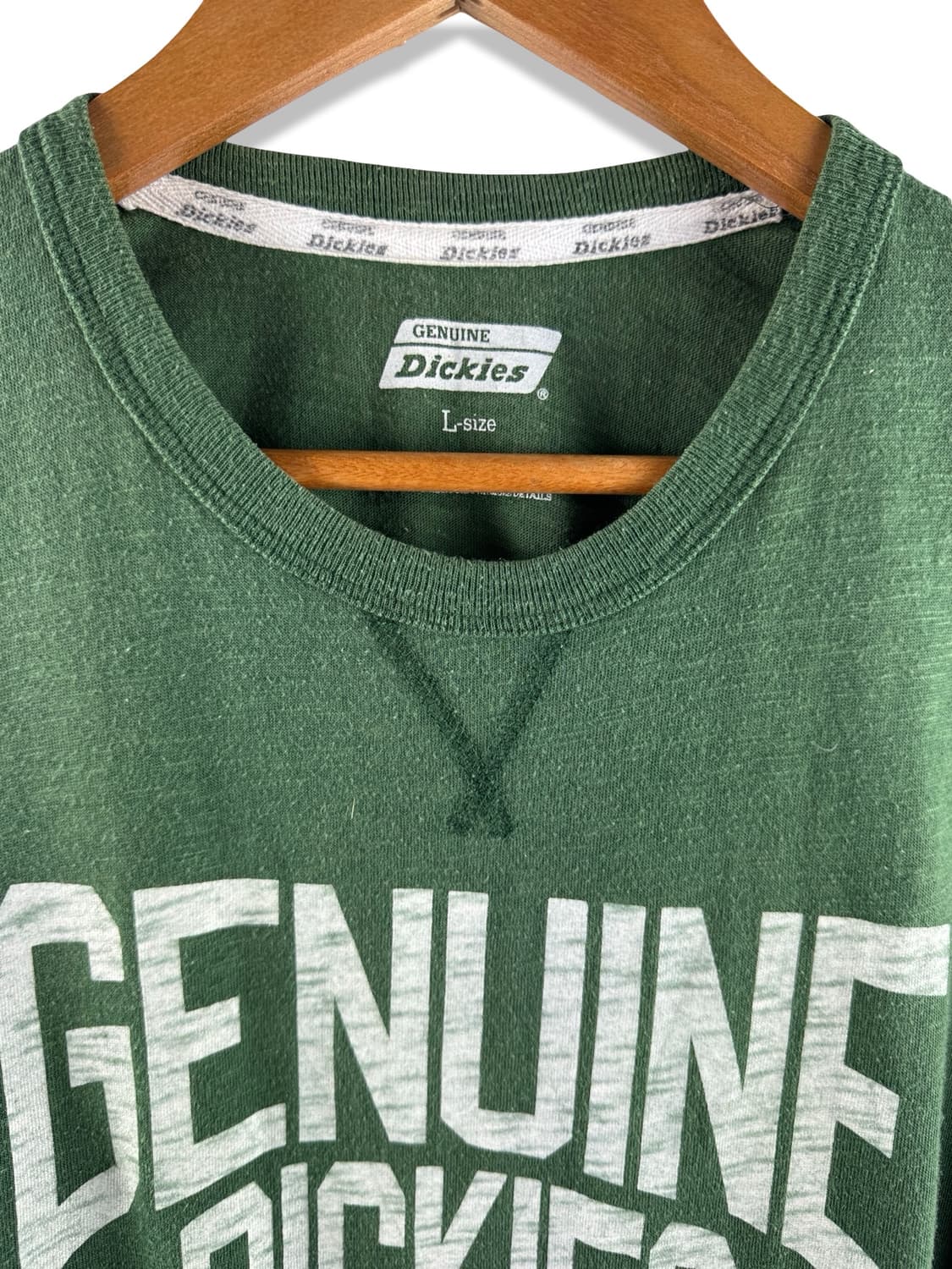 Genuine Dickies 그린 반팔 티셔츠3513 상품이미지3