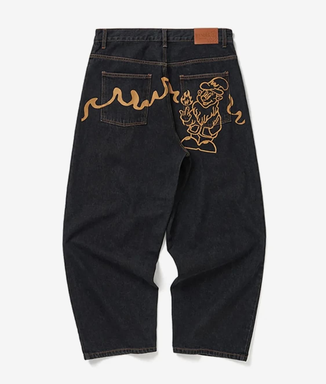 위캔더스 드워프 데님 블랙 XL 상품이미지1