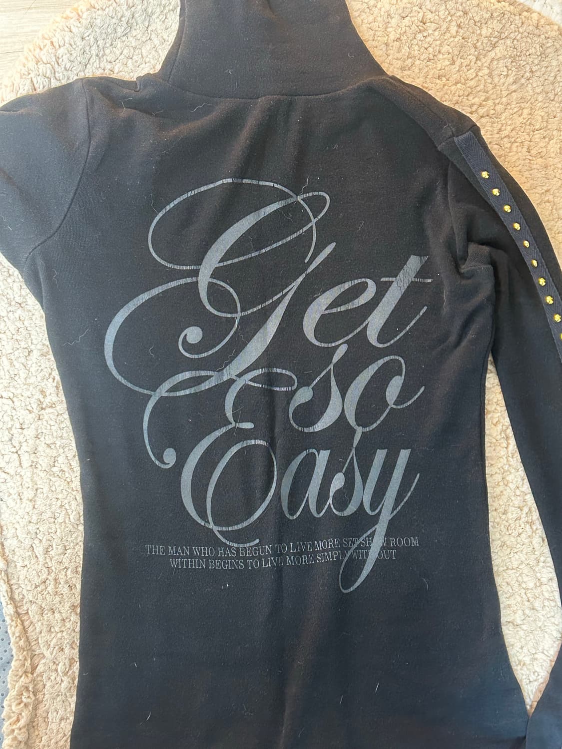 빈티지 터틀넥 갸루 펑크 상의 판매  상품이미지2