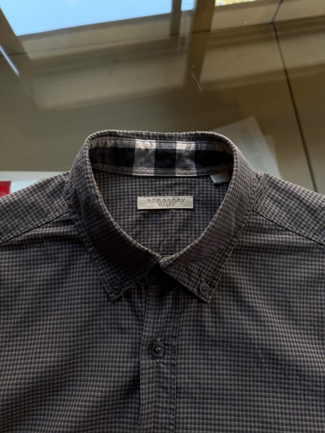 버버리 브릿 버튼다운 셔츠 95 상품이미지6