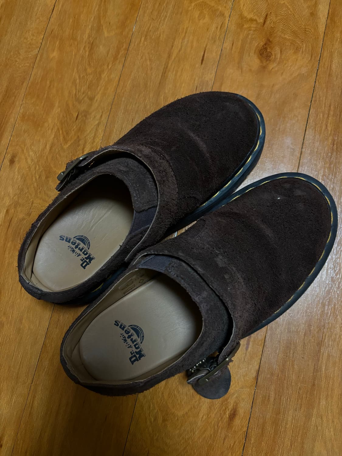 닥터마틴 아이샴 데저트 오아시스 스웨이드 뮬 브라운 상품이미지1