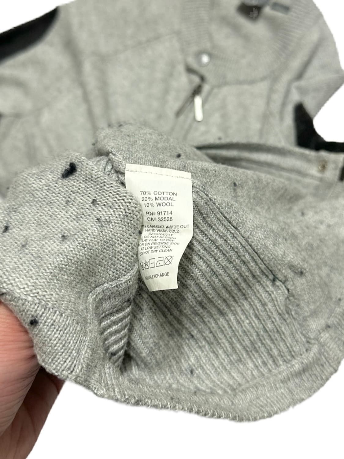 알마니 익스체인지 니트 집업 상품이미지10