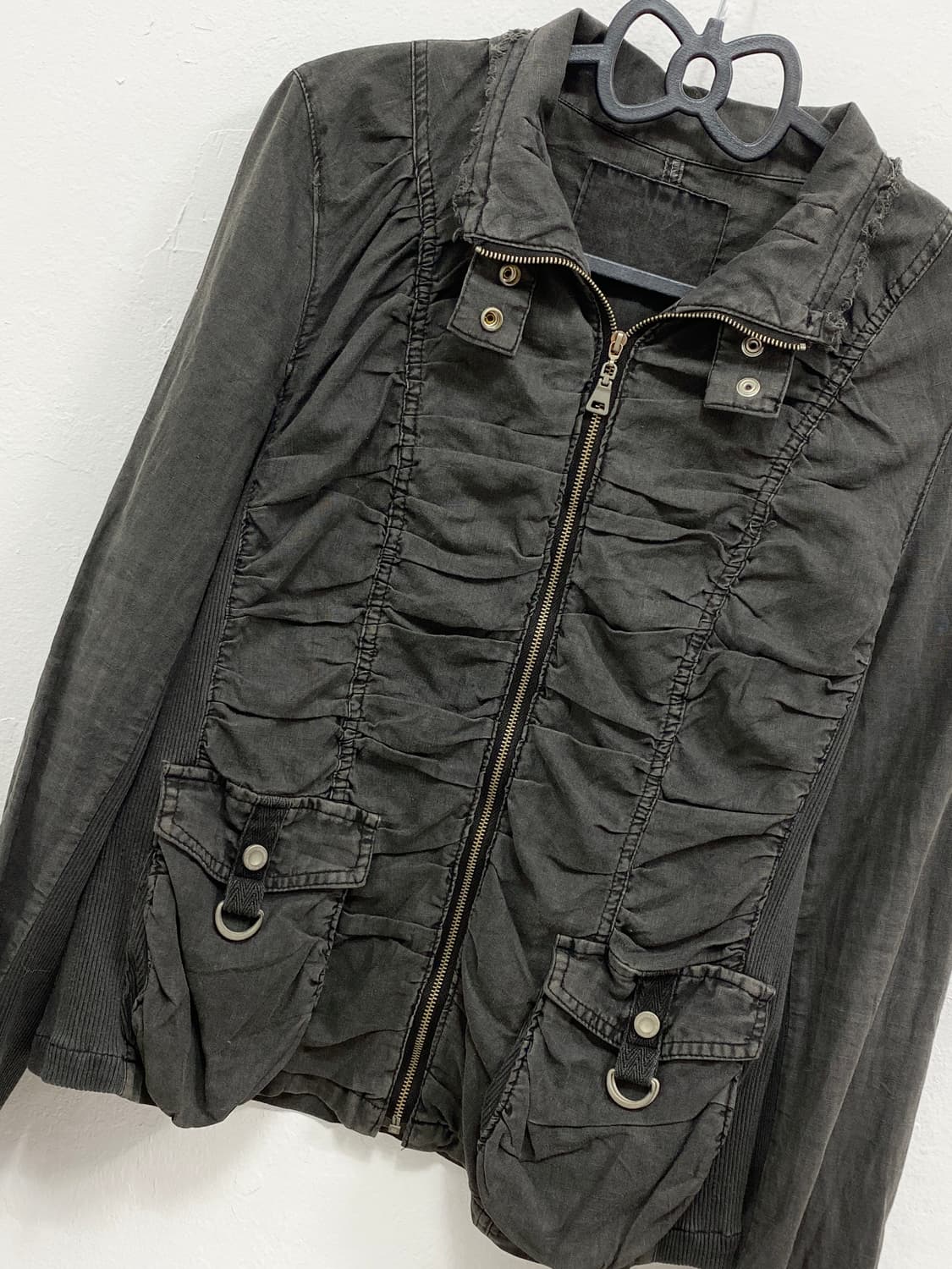 y2k 펑크 포켓 셔링 자켓 상품이미지6