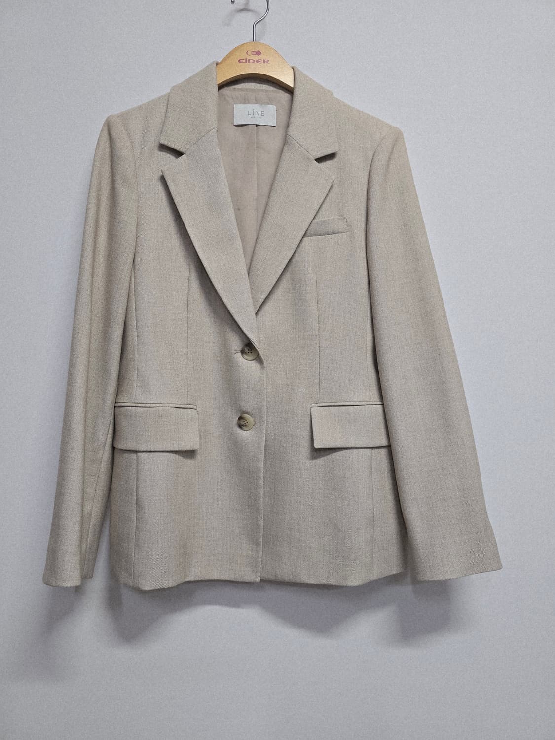 LINE 라인 베이지 자켓 상품이미지1