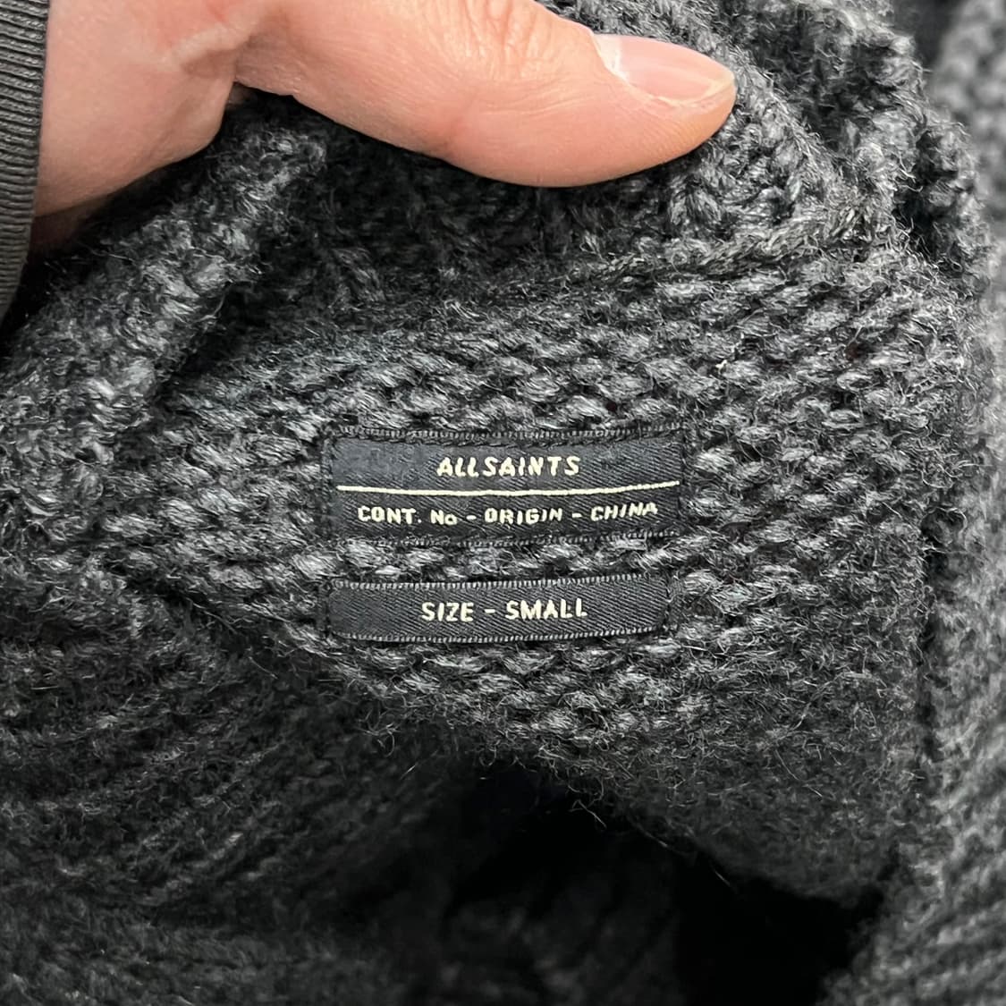  올세인츠 지퍼 디테일 니트 집업 y15428 상품이미지5