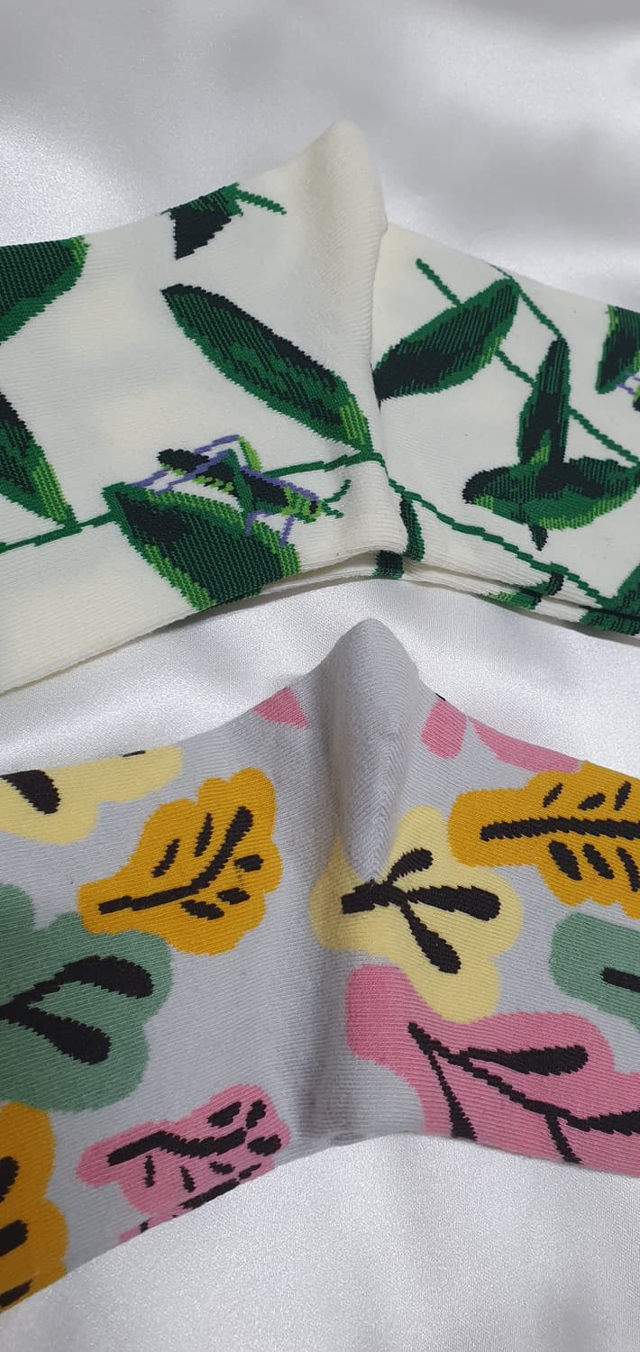 라이트그레이 크림베이지 Bonne Maison 본메종 양말  상품이미지4