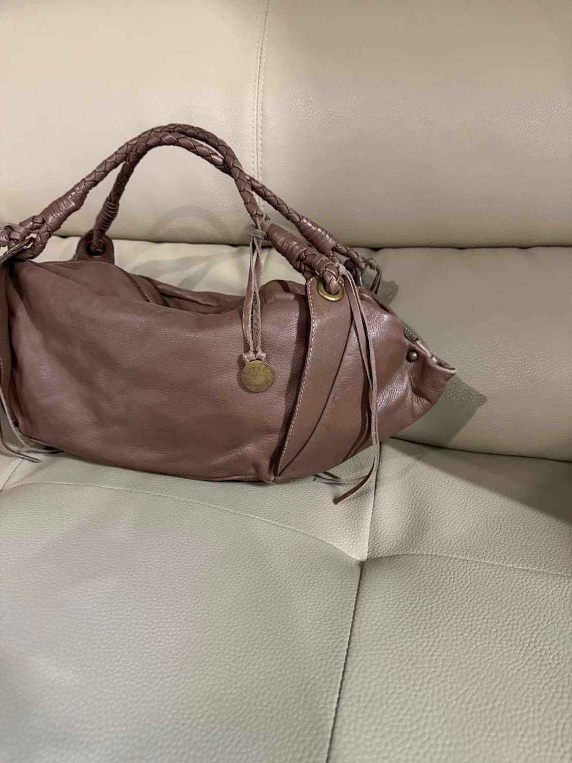 Braided detail slouch shoulder bag 상품이미지2