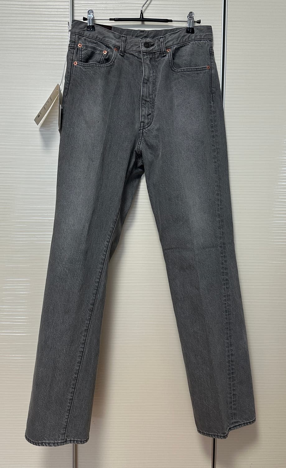 캡틴선샤인 25SS 스케이트 슈컷 데님 블랙 빈티지 워시 30사이즈 판매 상품이미지4