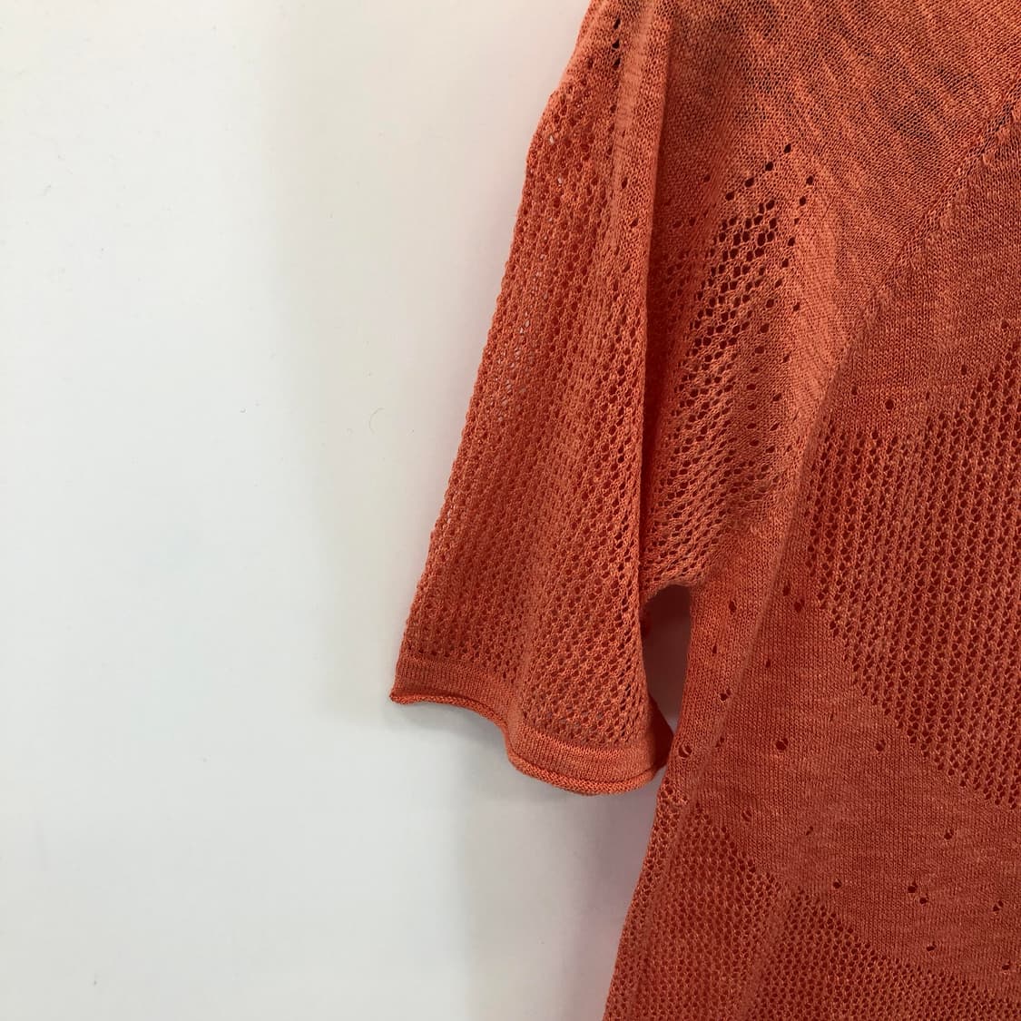 써스데이아일랜드 린넨 크로셰반팔 85 상품이미지2