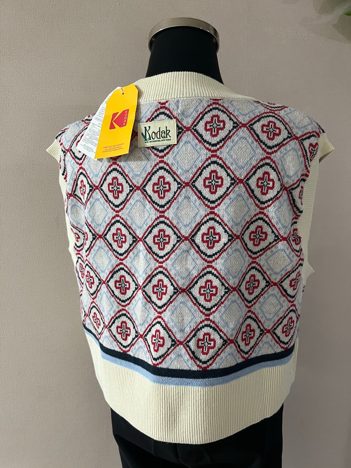 kodak 코닥패턴니트베스트 상품이미지10