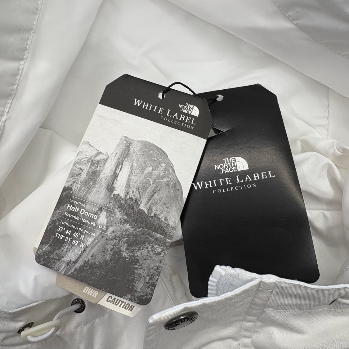 M 새상품 노스페이스 화이트라벨 배색 바람막이 상품이미지5