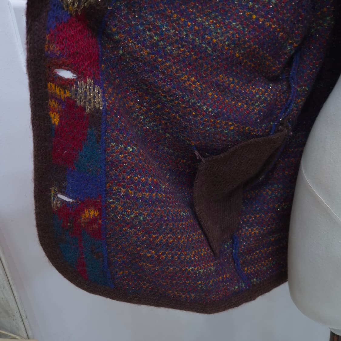 Kanebo Moi Bell 빈티지 모헤어 아트패턴 가디건
 상품이미지10