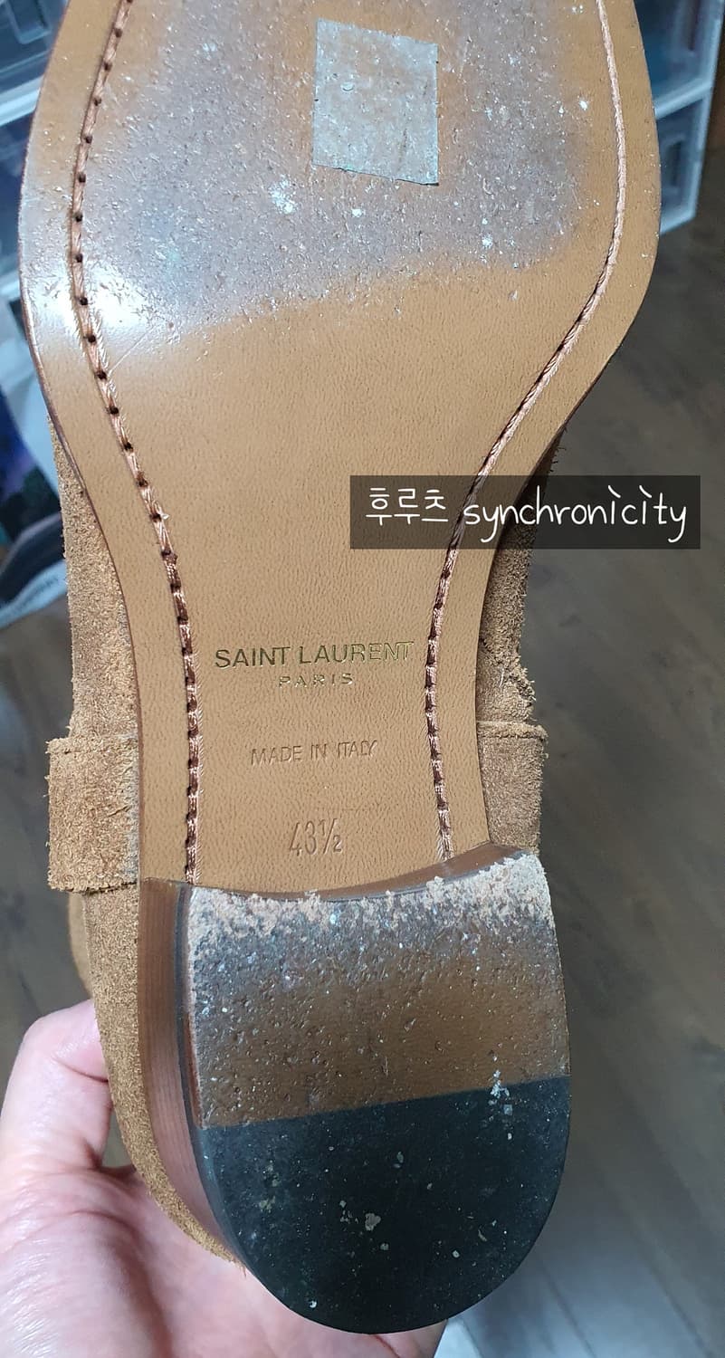 생로랑 와이어트 40 하네스 부츠 카멜 상품이미지8