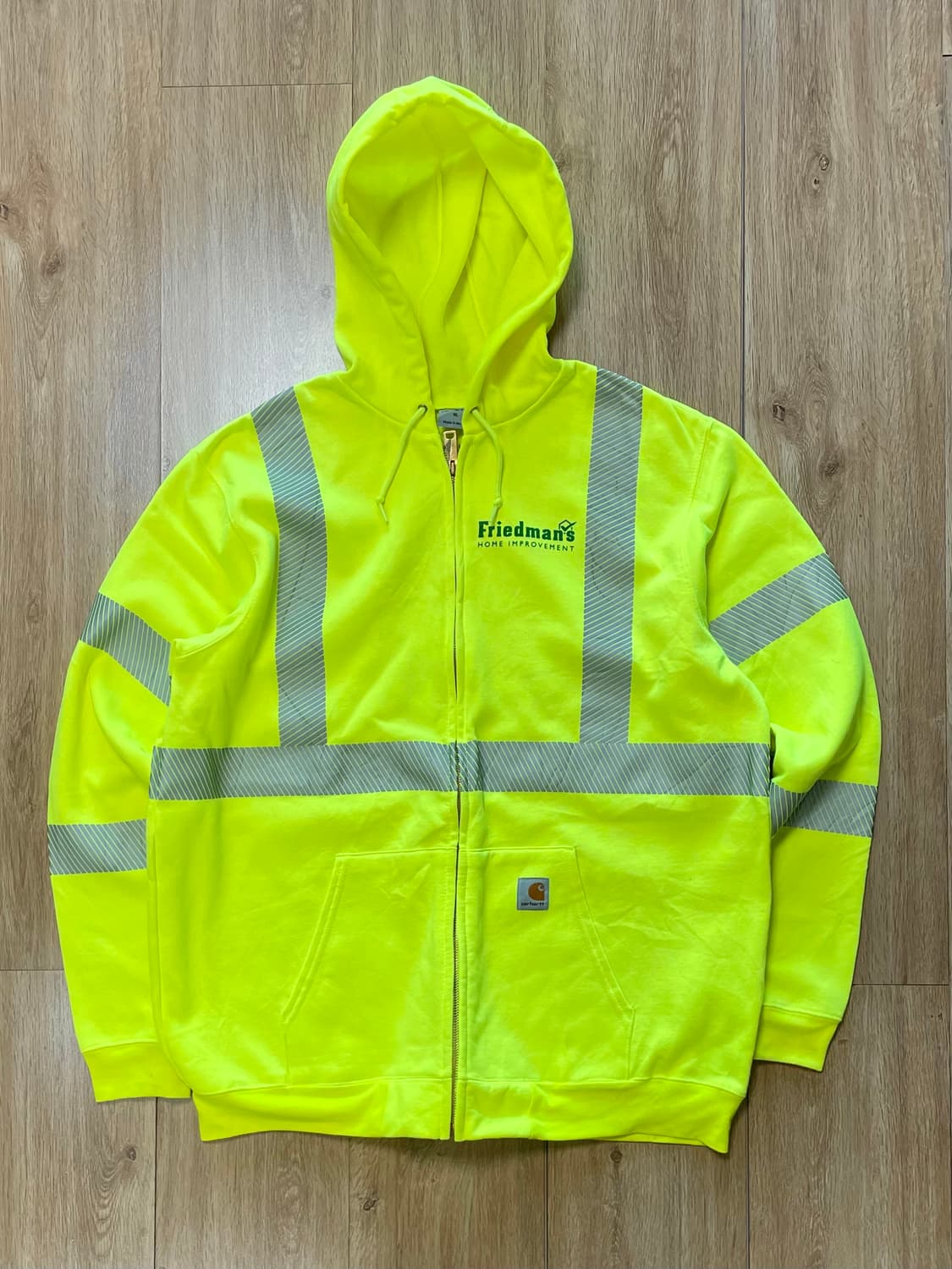 택포) 칼하트 USA Hi-vis 리플렉티브 집업 후드 상품이미지1