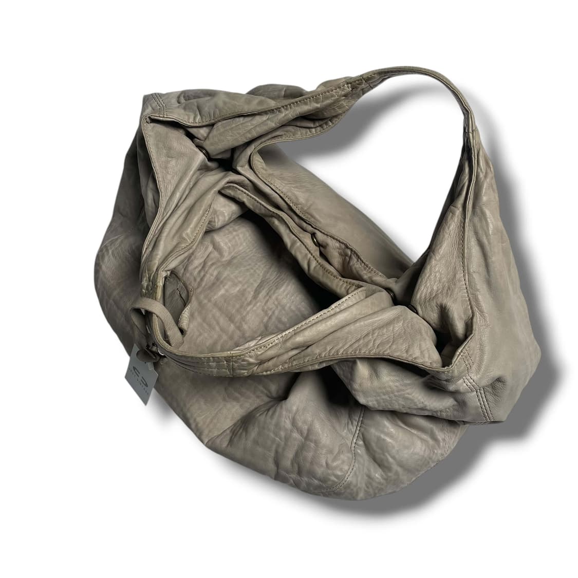 Christian peau 램가죽 크로와상 백 상품이미지5