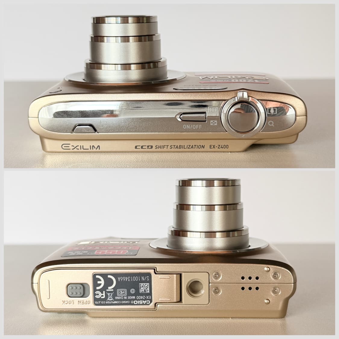 ✨태연 픽 풀박 풀셋 ✨카시오 엑슬림 EX-Z400 골드 빈티지디카 상품이미지7