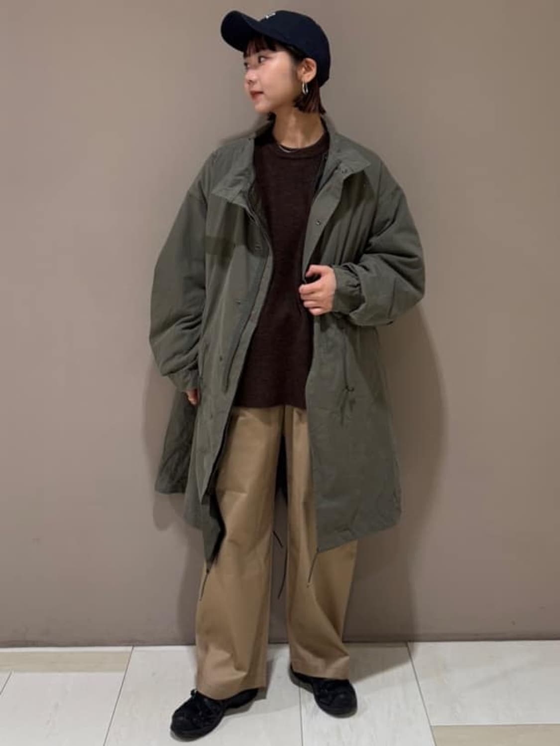 프릭스 스토어 우먼스 M-65 야상코트 올리브 상품이미지1