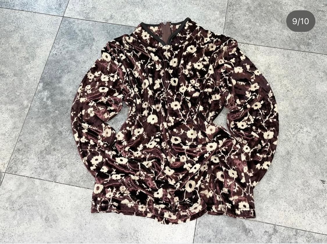 벨벳차이나카라탑, 웨스턴언발스커트, 퍼베스트 상품이미지9