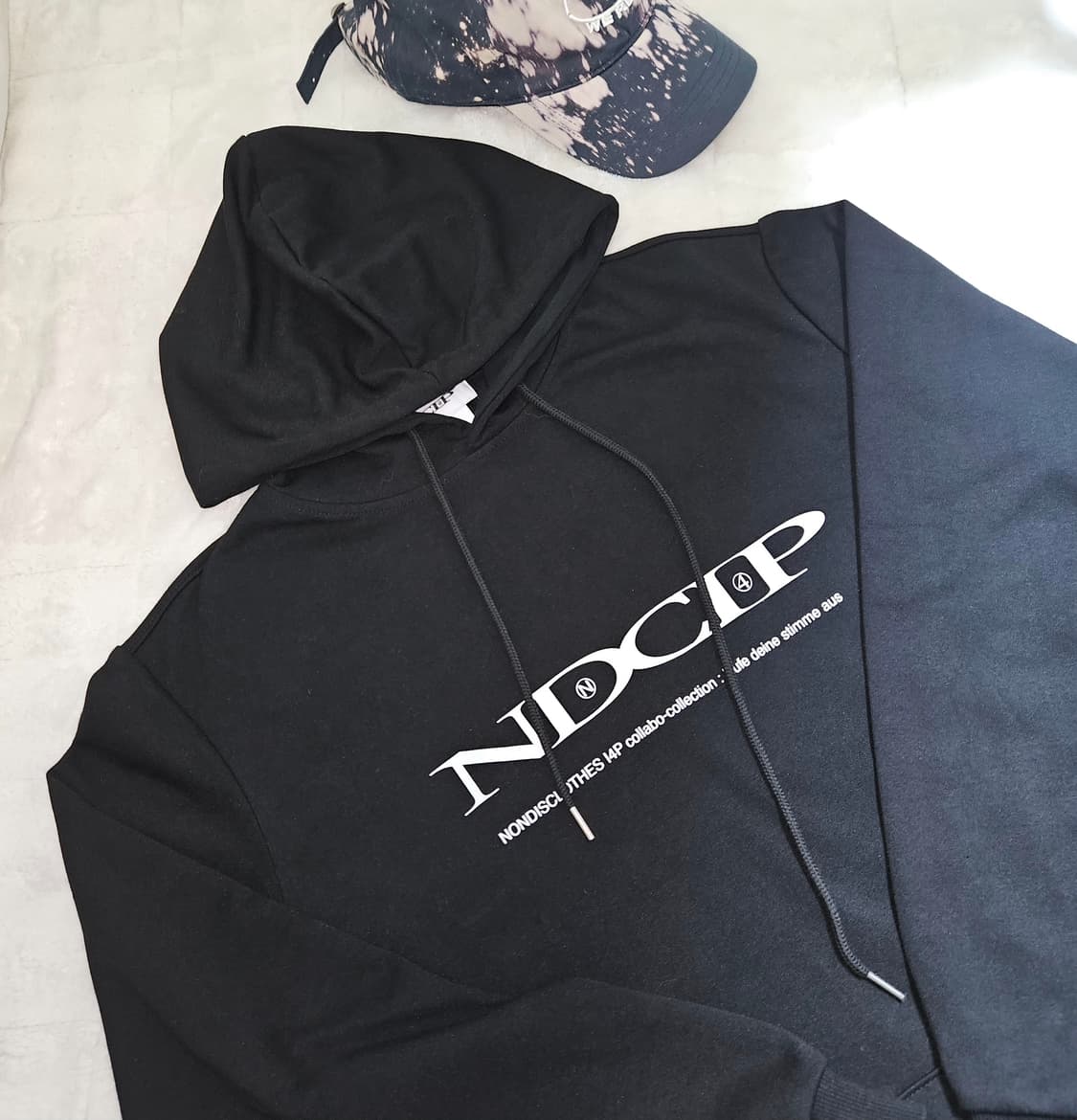 논디스클로즈 x i4p 콜라보 머천다이즈 후드티셔츠 XL 상품이미지4