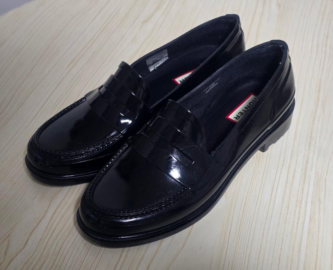 Hunter 헌터 페니 로퍼 블랙  240 상품이미지1