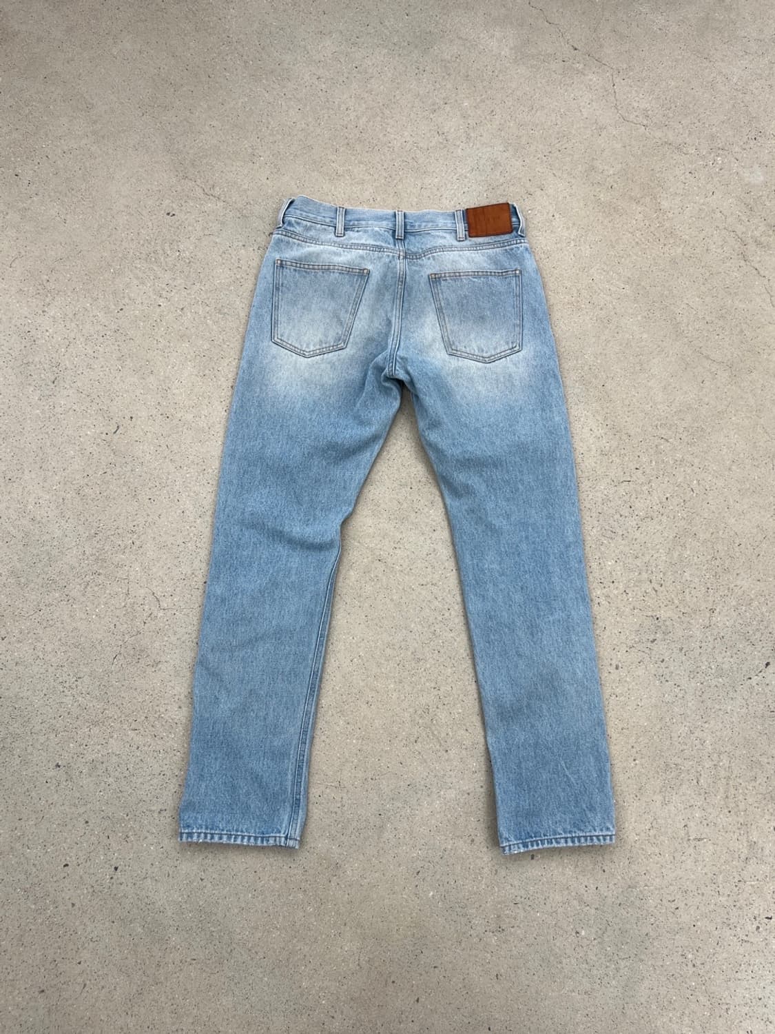 구찌 웹 스트라이프 테이퍼드 데님 팬츠 상품이미지3