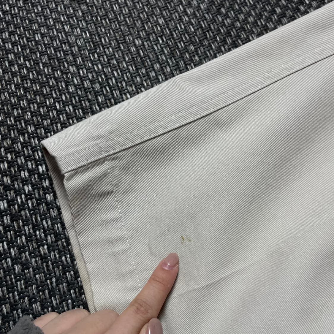 (34) 폴로 랄프로렌 챕스 아이보리 핀턱 코튼 팬츠 상품이미지4