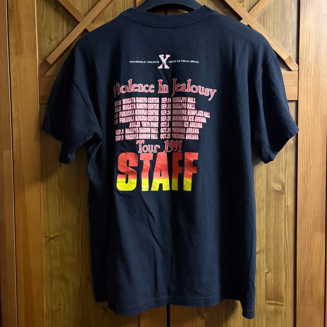90s 엑스재팬 스태프 반팔 상품이미지3