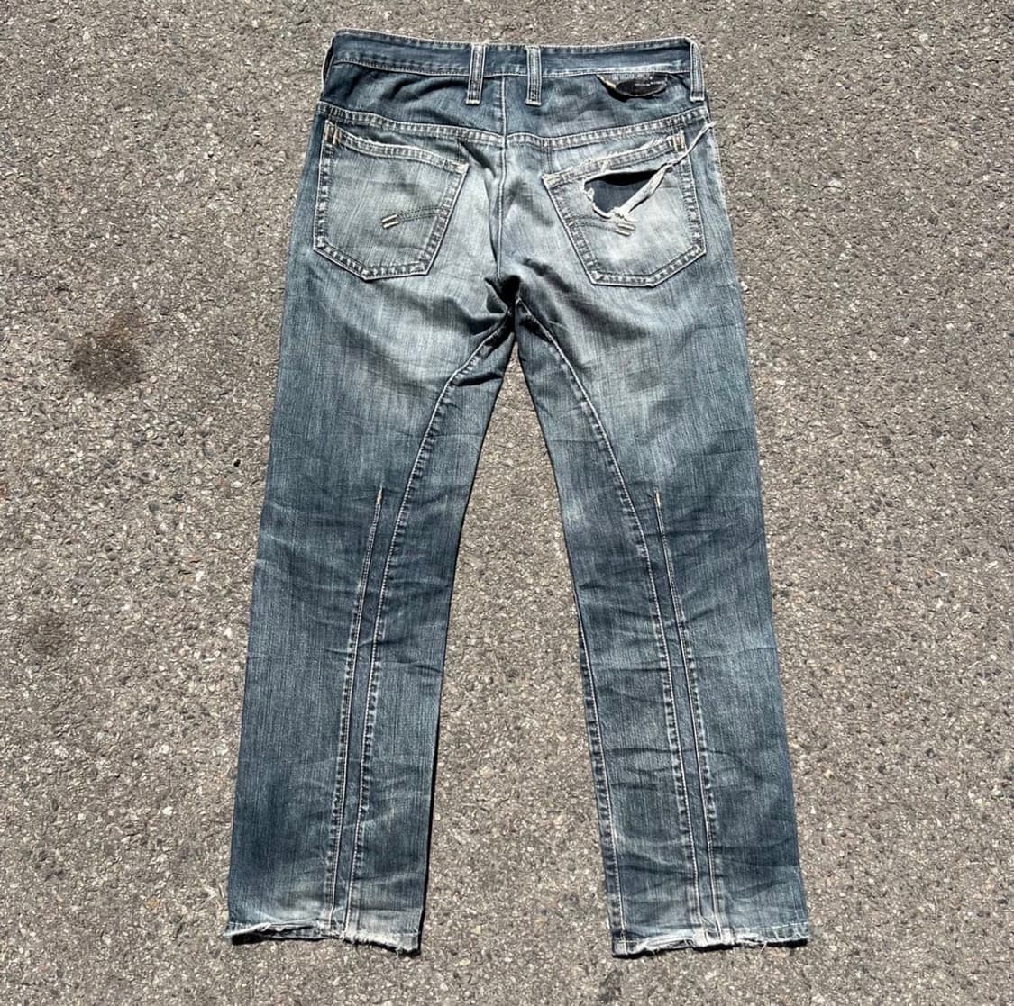 닐바렛 데미지 데님 팬츠 상품이미지6