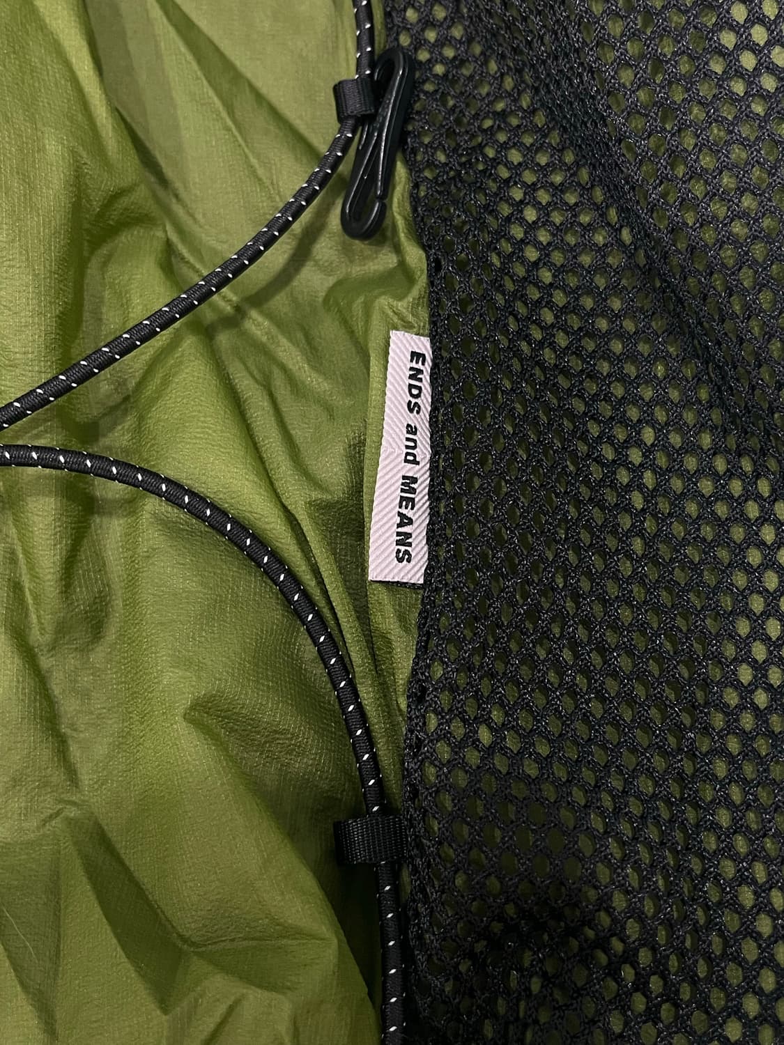 앤즈앤드민즈 백팩 그린 판매합니다.  상품이미지5