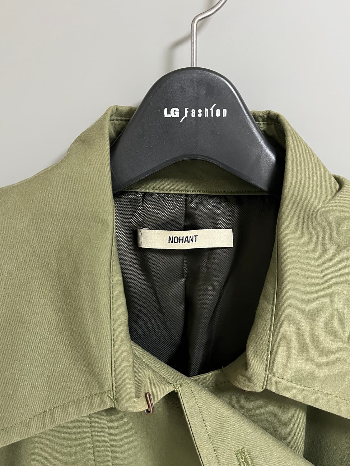 노앙 카키 트렌치코트 상품이미지3