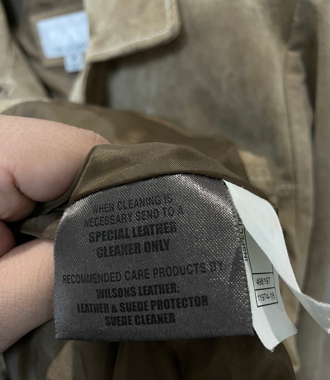 (M) 윌슨 레더 레더 스웨이드 트러커 자켓 상품이미지7