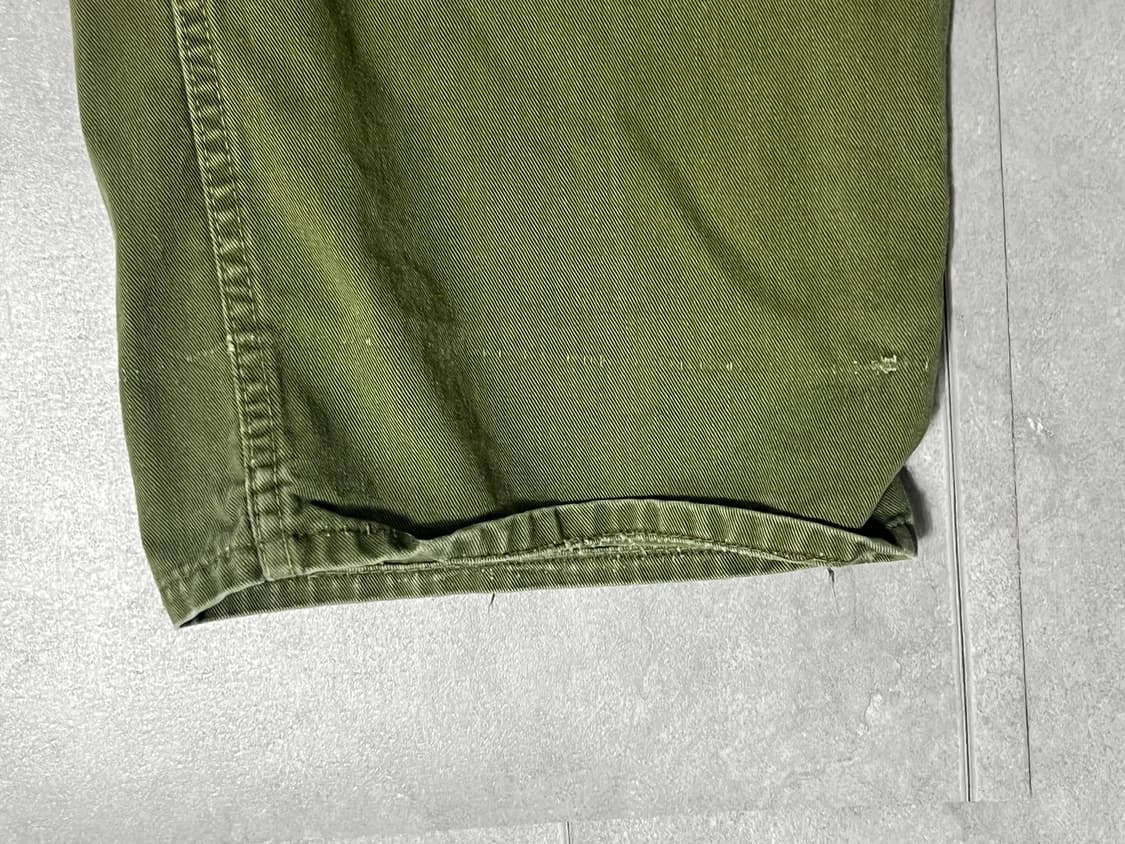 1950s 캐나다군 밀리터리 팬츠 올리브 그린 상품이미지5