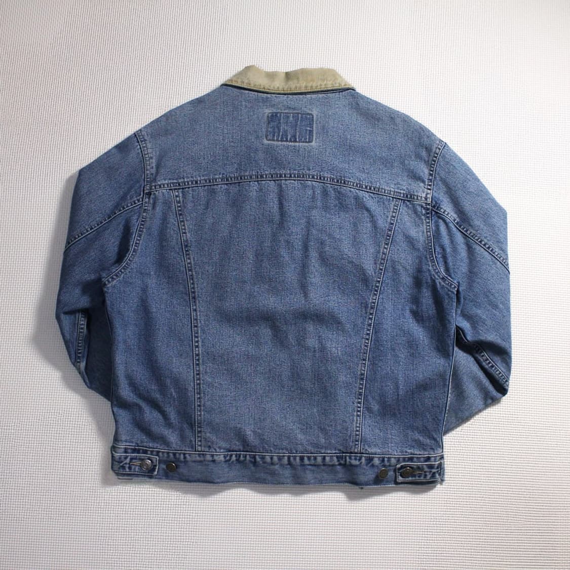 90‘s GAP 갭 코듀로이 카라 체크 트러커 자켓  상품이미지4