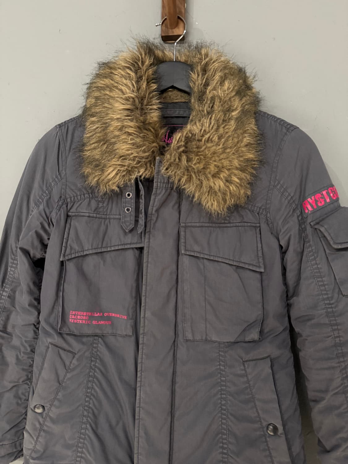 Hysteric glamour neck buckle parka 상품이미지4