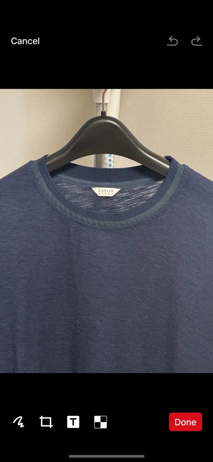 Lanvin 랑방 롱슬리브 110 실측 첨부 상품이미지1
