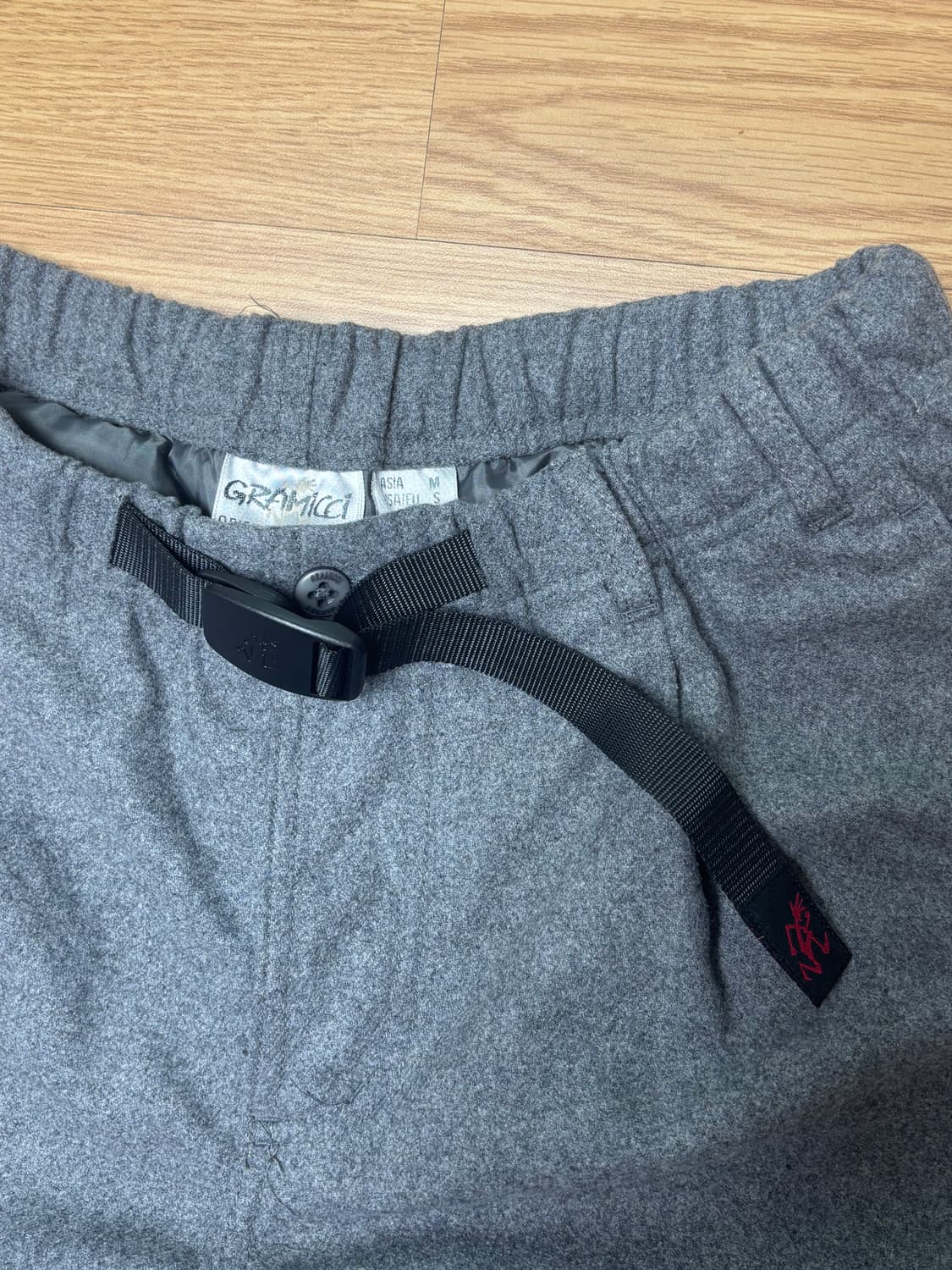 그라미치 울 팬츠 바지 그레이 M 상품이미지5