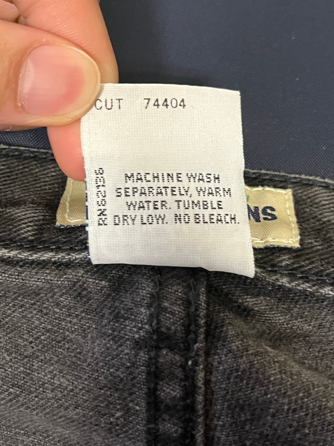 90s guess usa made 흑청 데님 숏츠 상품이미지5