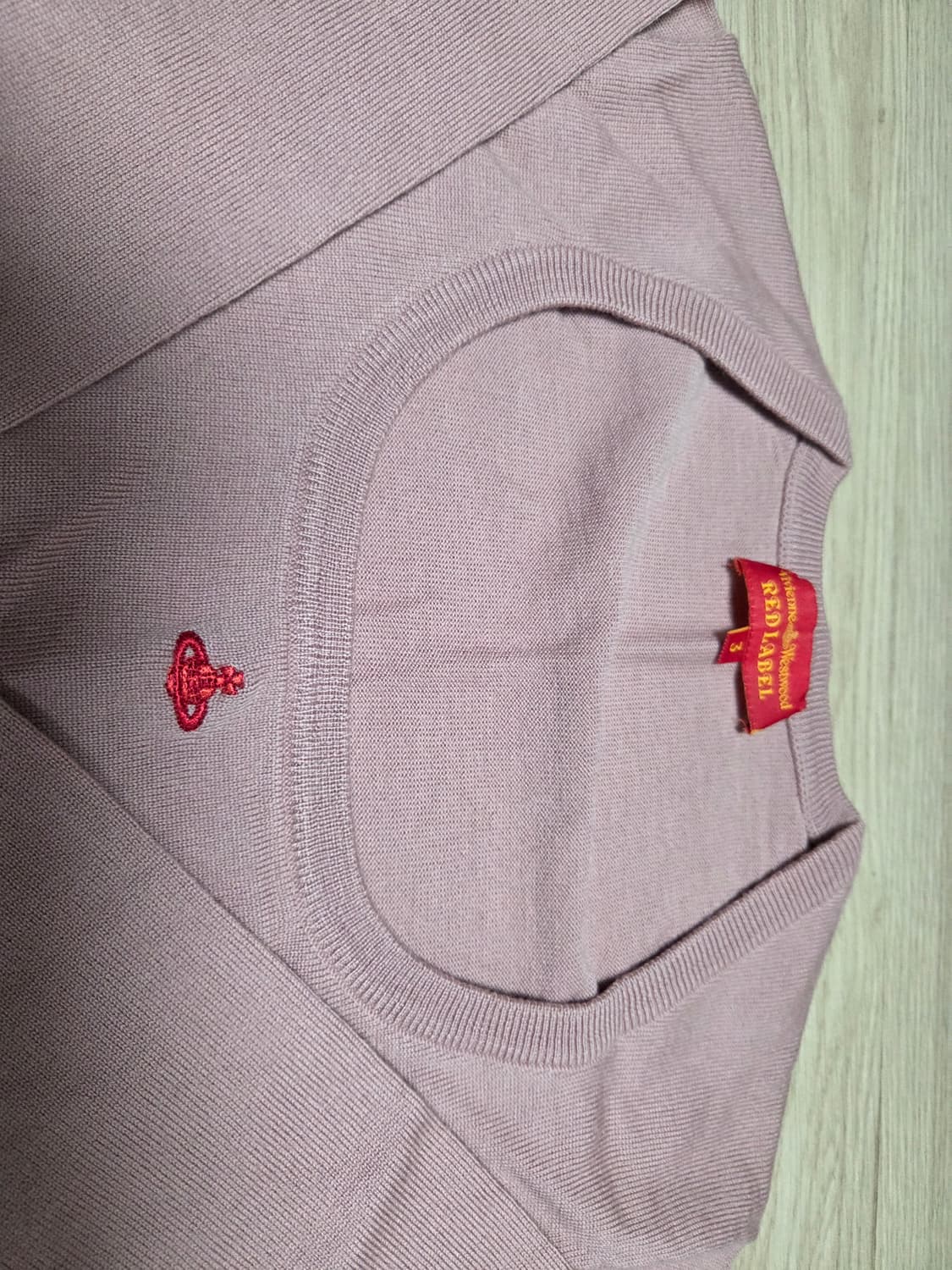 비비안웨스트우드 레드라벨 핑크 니트 상품이미지2