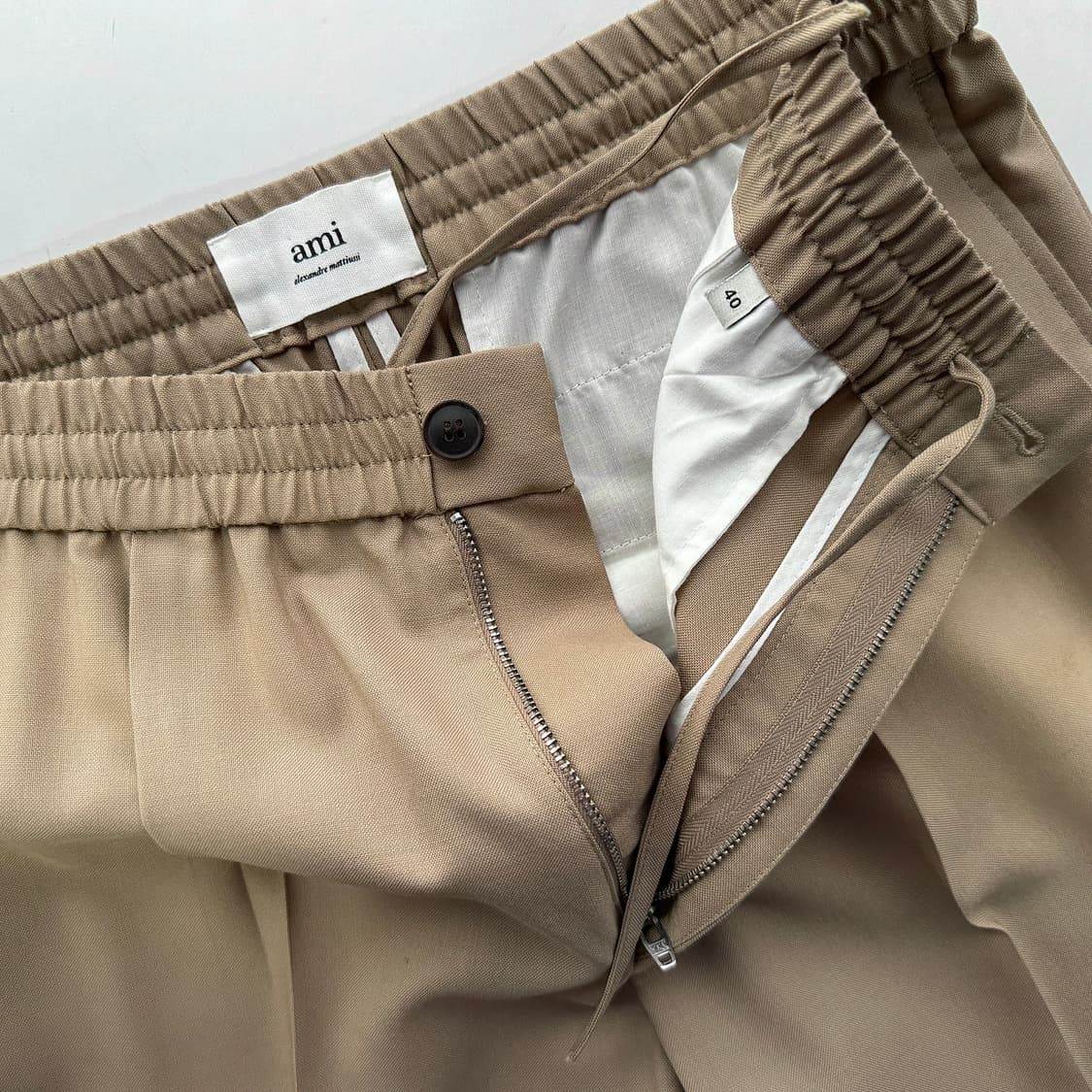 아미 AMI 밴딩 울 트라우저 팬츠 상품이미지4