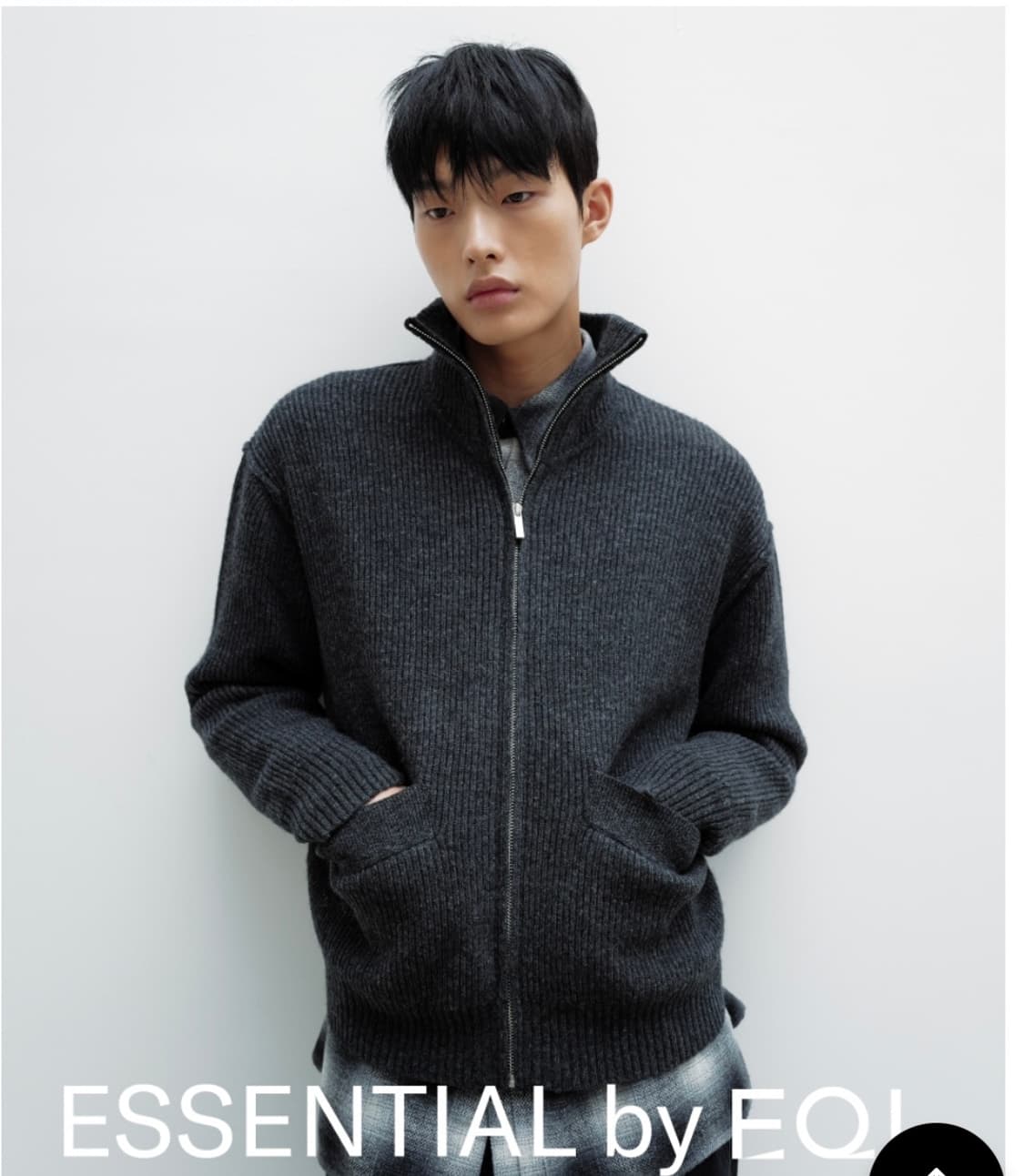 Essential by eql 터틀넥 니트집업 가디건 상품이미지1