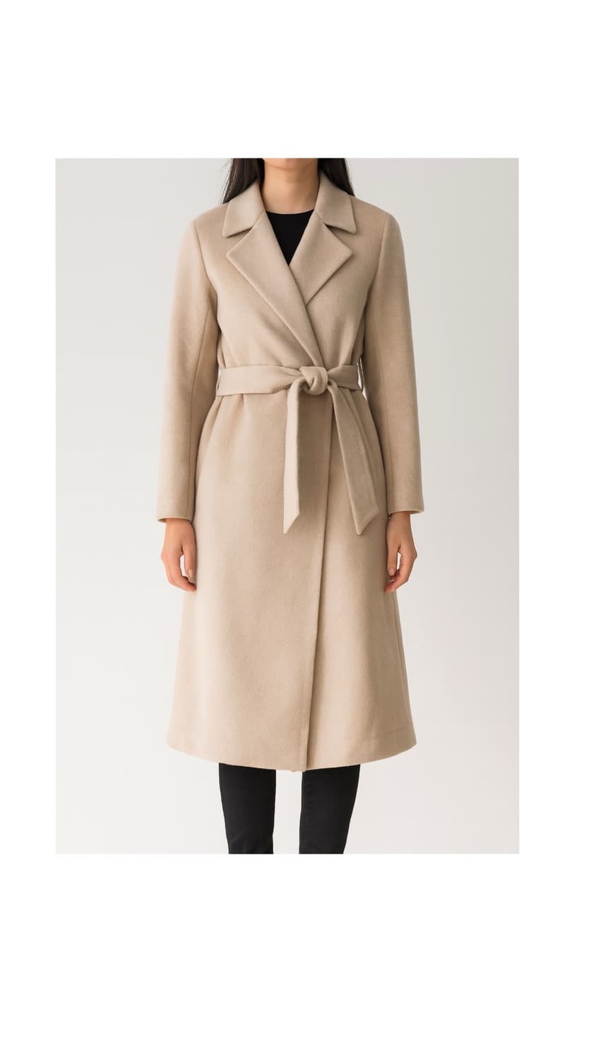 새상품) VERA WANG 앙고라 울 (100%) 롱코트 상품이미지1