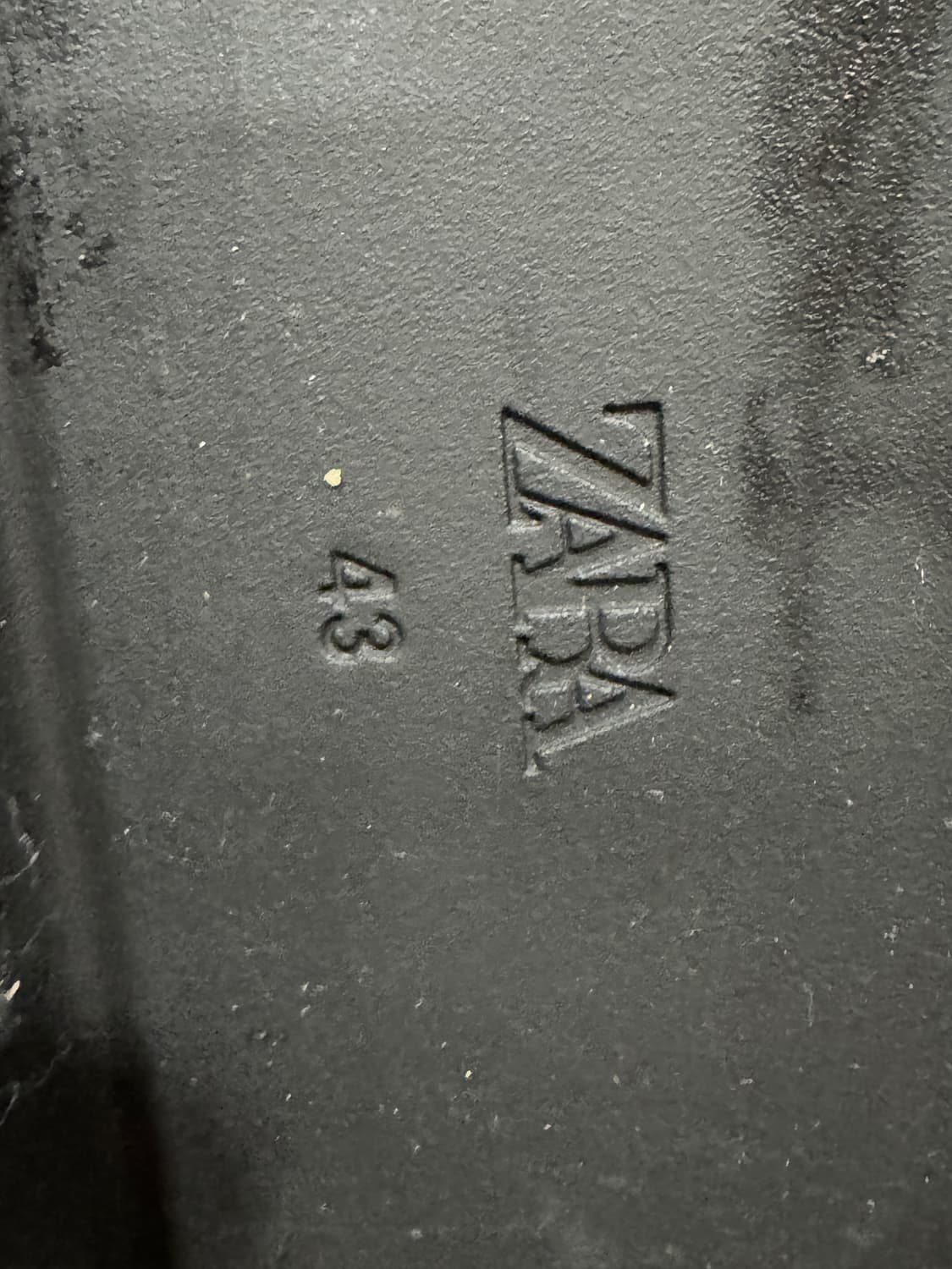 자라 스웨이드 워싱 더비 슈즈 43 상품이미지6