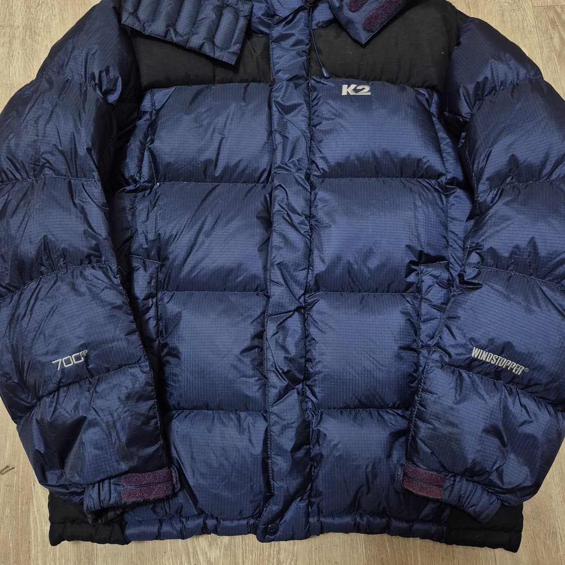 K2 케이투 남성 윈드스토퍼 700 구스다운 후드 패딩 점퍼 M(95) 상품이미지3