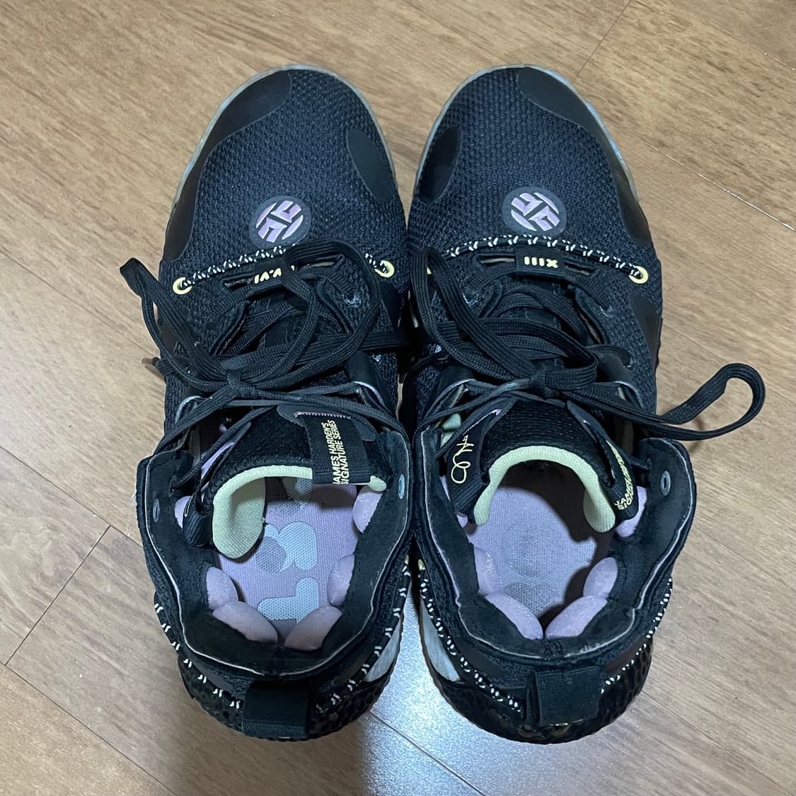 아디다스 하든 Vol. 6 올블랙 농구화 265-270 상품이미지5