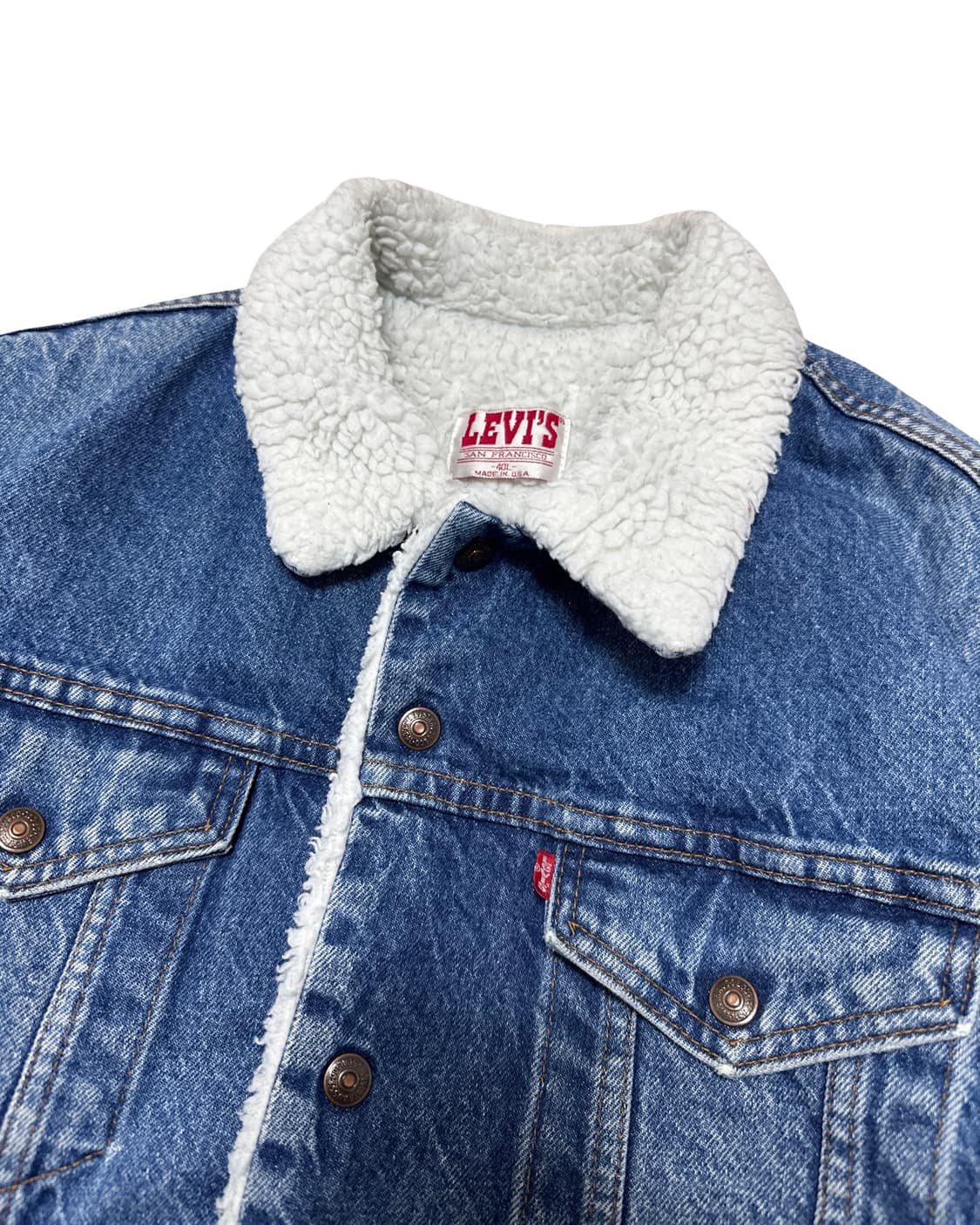 리바이스 데님 쉐르파 트러커 자켓 상품이미지4