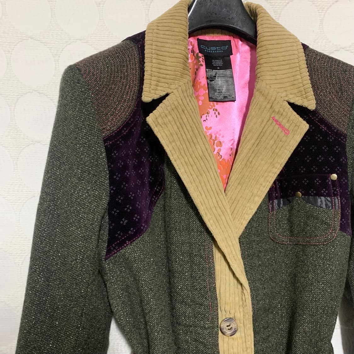 쿠스토 바르셀로나 브리티시 무드 코듀로이 테일러드 재킷 상품이미지6